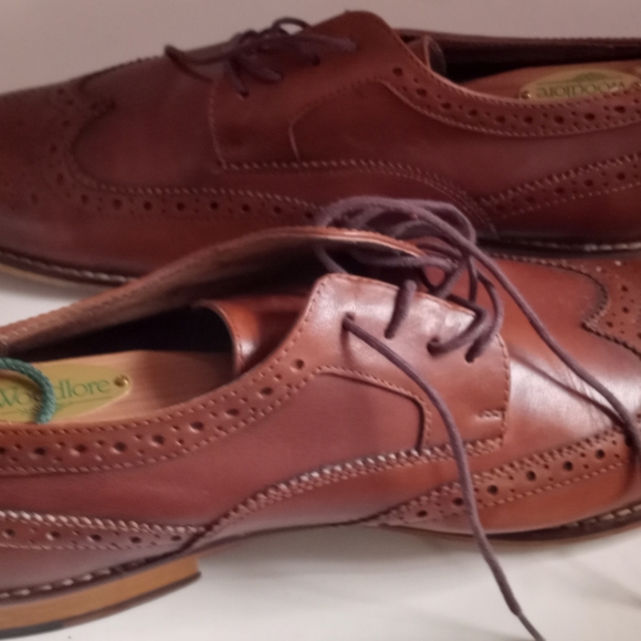 Men's Aston Grey Size 10 1/2 Laced Front Case Shoes w/adjusted Woodlawn Stretche - Picture 6 of 12